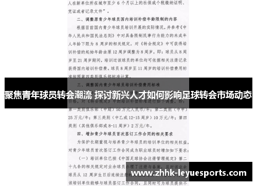 聚焦青年球员转会潮流 探讨新兴人才如何影响足球转会市场动态